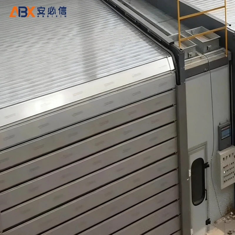 白银螺旋式高速门